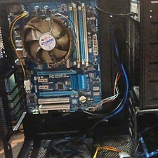 Gigabyte GA-78LMT-USB3 Tower Desktop PC Black Case w/ CPU Cooler Fan picture