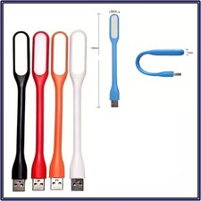 NEW Bright LED USB Mini Light Flexible Computer Laptop School Lamp Multicolor picture