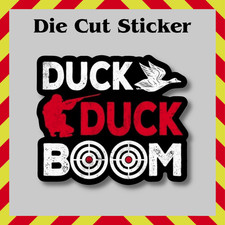 Funny Duck Hunting Sticker, Die Cut Waterproof Vinyl Printed Decal, Mallards picture