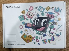 XP-Pen Deco Fun Graphics Drawing Tablet Battery-free Stylus CT640 Black Small S picture