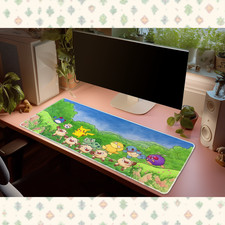 Pokemon Mankey Pikachu Bulbasaur Forest Desk Mat Mouse Pad Anime Gaming picture