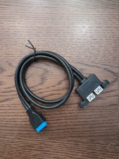 USB 3.0 Front Panel Header Male to 2 USB 3.0 Panel Mount picture