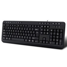 Adesso AKB-132HB Multimedia USB Keyboard w/ 3 Hubs, Black picture