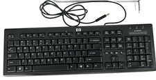 HP Value PR1101U SK-2085 USB Wired Standard Keyboard Black w/ Number Pad picture