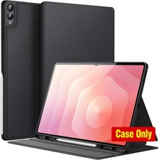 Slim Folio Stand Case for Samsung Galaxy Tab S11 Ultra, Black, w/ S Pen Holder picture