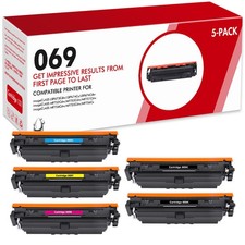 5PK Premium 069 High Yield Compatible with Canon 069 MF751Cdw Toner Cartridge picture