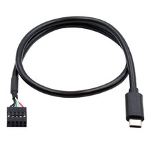 chenyang USB 2.0 Front Panel Header 9/10Pin to C Male Mainboard Black  picture