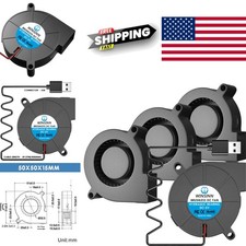Compact 50mm Brushless USB Blower Fan High Airflow Low Noise Ideal for DIY picture