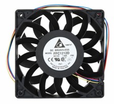 Delta FFC1212D-PWM 120mm x 120mm x 25mm Extreme Hi PWM Fan, PWM 4pin (5 pcs) picture