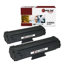 2Pk LTS 92A C4092A Black Compatible for HP LaserJet 1100 1100A 1100A-SE Toner picture