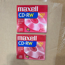 Maxell CD-RW 650MB 74min 4x Rewritable Recordable Slimline Jewel Case picture