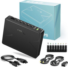 13PCS Mini UPS Battery Backup 20000mAh, PD65W & QC3.0 Surge Protector picture