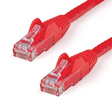 StarTech.com 50cm CAT6 Ethernet Cable - Red CAT 6 Gigabit Ethernet Wire -650MHz picture