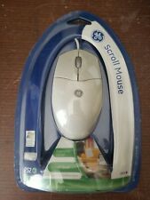General Electric GE Scroll PS2 Wired Mouse 97859 2007 New & Sealed picture
