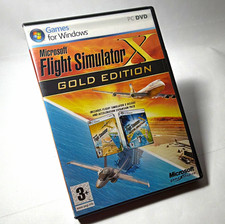 Microsoft Flight Simulator X Gold Edition PC DVD for Windows, Discs & Manuals picture