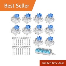 Zhouwang Blue Keyboard Switch Dustproof Stem 200 Pcs picture
