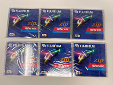 Fujifilm 100MB Zip Disk - Pack of 6 (Six Single Discs) Factory Sealed New picture