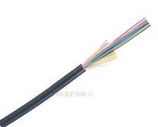 Indoor/Outdoor 24-Strand Multimode 62.5 Fiber Optic Cable - Custom Cuts Per 1ft picture