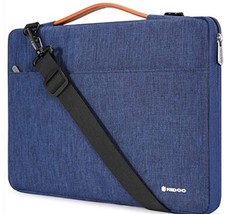 Nidoo 14-inch Laptop Sleeve Case Blue Color Top Handle Side Zipper Brand-New picture