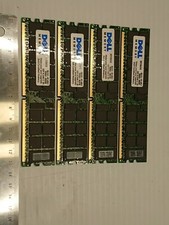 Dell 16GB 4x 4GB Memory (SNPX1564/4G) PC2-3200 CL3 DDR2-400 ECC RDIMM picture
