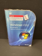 Microsoft Windows Vista Business Upgrade 32-Bit DVD w/ Case & Quick Start Guide picture