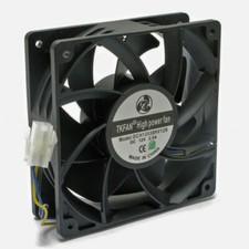 28/Lot TKFAN ULTRA HIGH SPEED SERVER MINER FANS 12V 285 CFM 120x38mm 3-Pin PWM picture
