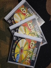 MAXELL CD-R 74 XL 74 Minutes Recordable 6x Speed Set Of 3 picture