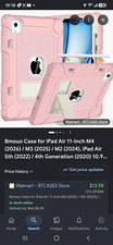 Bmouo Rugged Silicone Case w/ Integrated Stand for Apple iPad Air 11