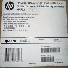 New HP Q6627B - SUPER HEAVYWEIGHT PLUS MATTE PAPER-10.9 MIL picture