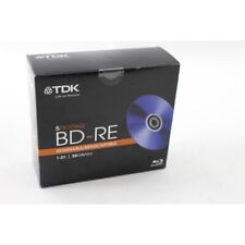 New in Box - TDK 5 Pack Rewritable Blur-ray Discs BD-RE picture