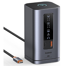 Baseus Spacemate Docking Station 11-in-1 USB-C Dock Hub Windows 4K HDMI & DP picture