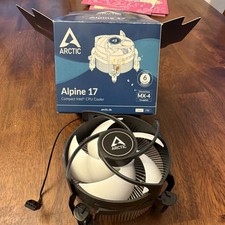 Arctic Alpine 17 CPU Cooler LGA 1700 92mm Fluid Dynamic 2000RPM 4-Pin PWM Black picture