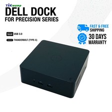 OEM Dell Precision Dual USB-C Thunderbolt Dock for Precision 7530 7540 7730 7740 picture