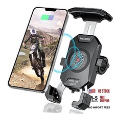 Motorcycle Wireless USB C Phone Mount Charger picture