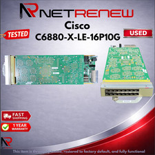 Cisco C6880-X-LE-16P10G  Ethernet Line Card 16 Port SFP Gigabit picture