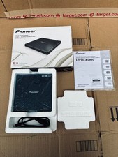 Pioneer DVR-XD09 Slim Portable External USB 2.0 DVD CD Writer Burner Black Box picture