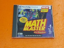 ⭐️⭐️⭐️⭐️⭐️ Davidson Math Blaster PRE-Algebra & Word Problems CD ROM picture