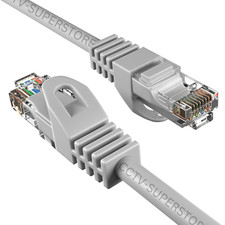 2 pcs 15FT Cat5e Ethernet Cable RJ45 UTP LAN Patch Cord Gaming Xbox PS4 Grey picture