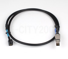 External HD Mini SAS SFF-8644 TO Internal HD Mini SAS SFF-8643 Cable 12Gb/s 1M picture