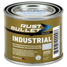 RUST BULLET Industrial - Metallic Gray - 1/4 Pint - Rust Preventative Coating fo picture