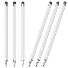 Stylus Pen for Touchscreen, 6 PCS 2-in-1 High Precision and White picture