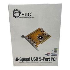 SIIG HI-SPEED USB 5-PORT PCI NEW IN BOX NIB picture