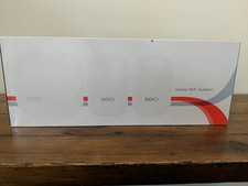eero M010301 2nd Generation Home WiFi System - 1 Base, 2 Beacons - New In Box picture