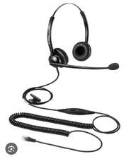 Arama Call Center Headset Model A602 Office Desk IP Phone Headset RJ9 picture