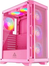 Pre-Built Gaming PC RTX 4060 AMD Ryzen Processor 1TB SSD 32GB Windows 11 Pink PC picture