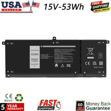 53Wh H5CKD Laptop Battery For Dell Inspiron 5400 5406 7405 7300 7306 2-in-1 picture