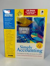 ACCPAC SIMPLY ACCOUNTING 7.0 WINDOWS PC | STUDENT VERSION CD-ROM; NEW SEALED (1) picture
