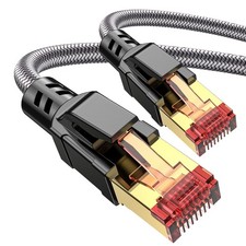 High-Speed Cat 8 Ethernet Cable 50ft, Braided Shielded RJ45 Network Cable picture