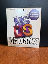 Microsoft MS DOS 6.22 Step Up Operating System Software picture