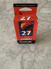 Genuine Lexmark 27 Color Ink Printer Cartridge, New picture